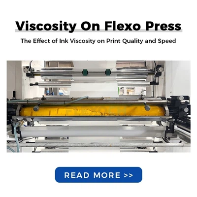 Vilken effekt har bläckets viskositet på en flexotryckpress?