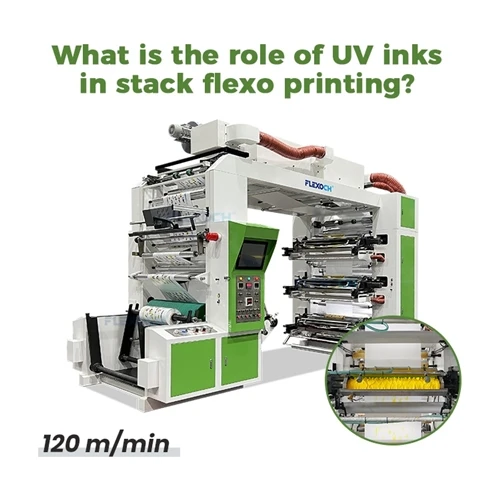 Vilken roll spelar UV-bläck i stapelflexotryck?